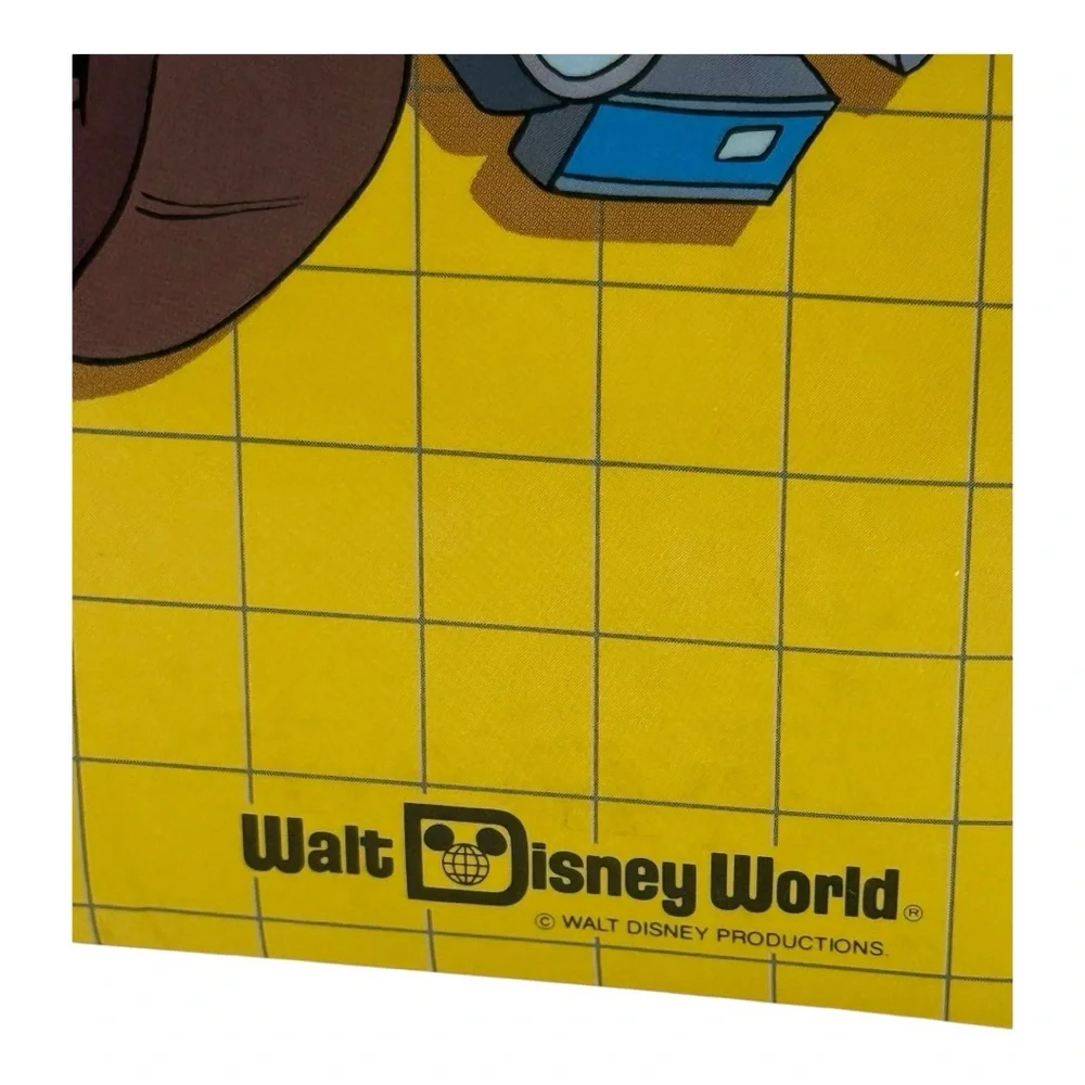 Vintage 1980s Walt Disney World Photo Album + Original Park Tickets